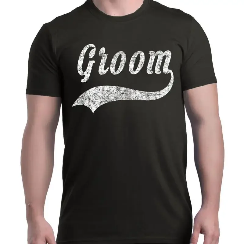 Men'S Grooming For Engagement - Weißes T-Shirt für den Bräutigam, Hochzeit,