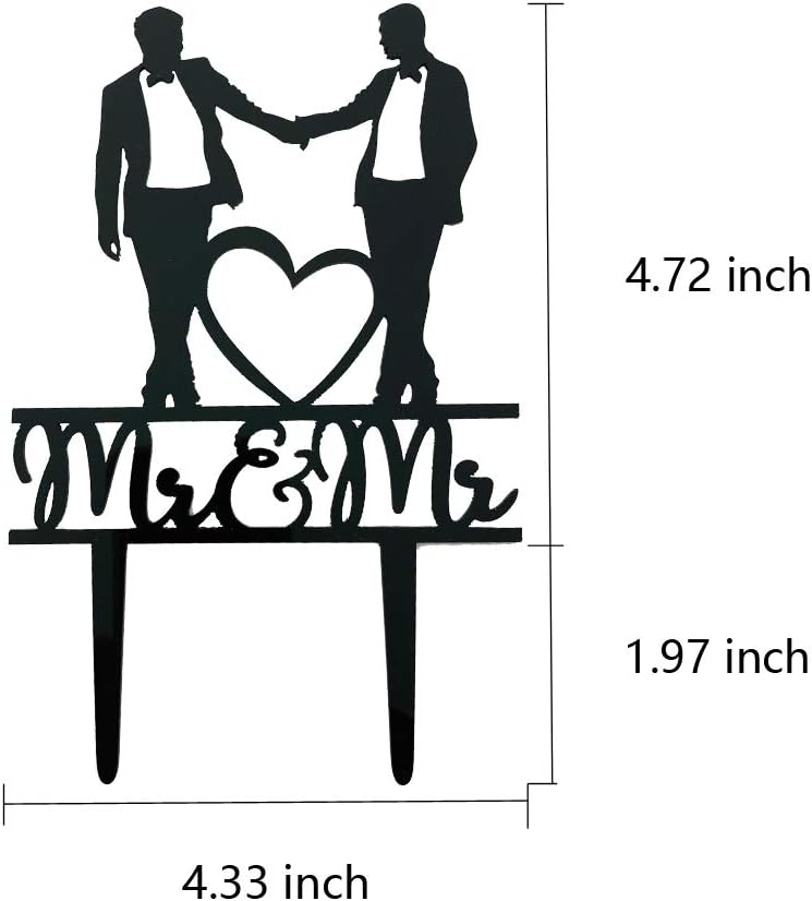 Mr & Mr Cake Topper, schwule H – Men'S Grooming For Engagement Bewertung und Preis