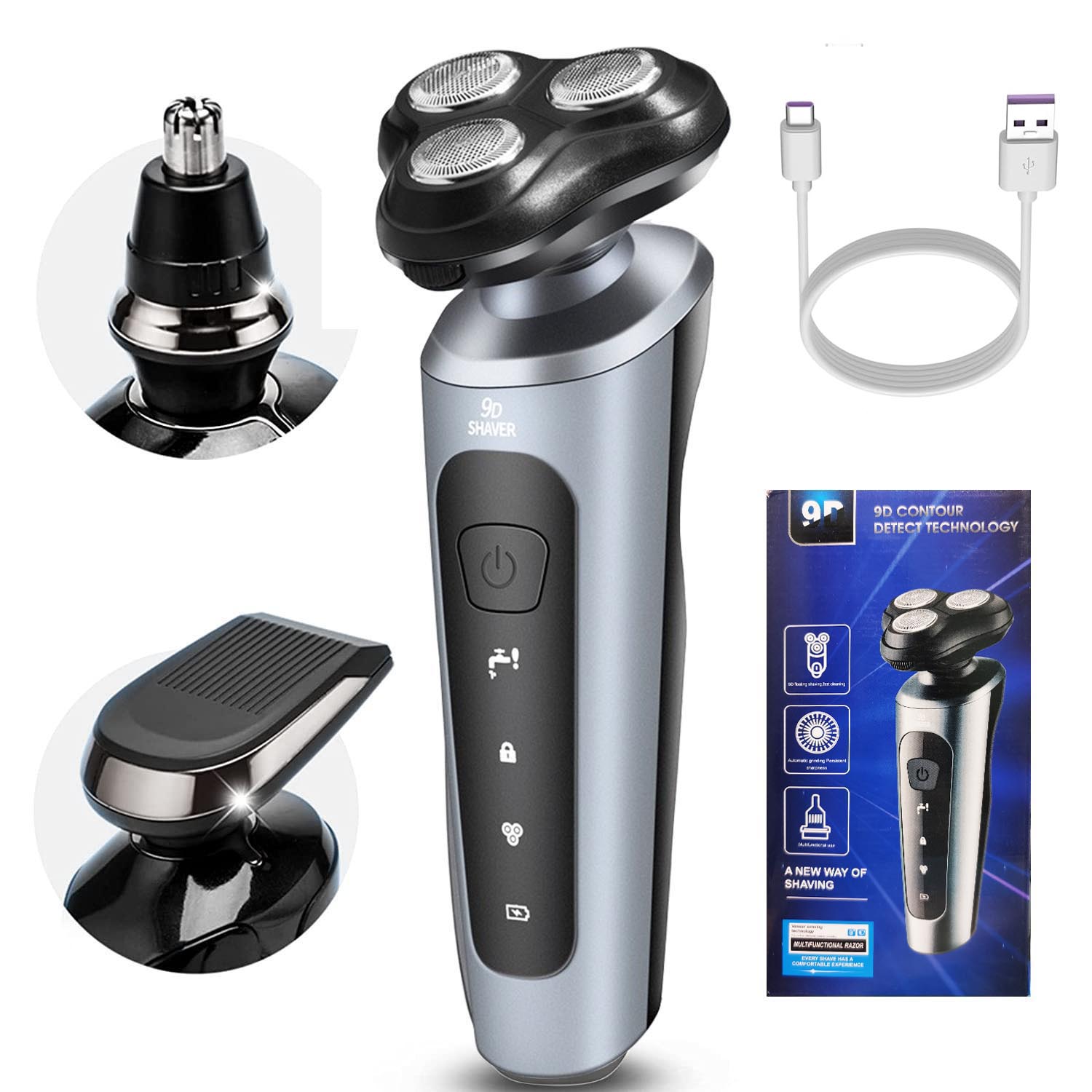 New Man Elektrorasierer USB wi – Mens Grooming Kit Bag Bewertung und Preis